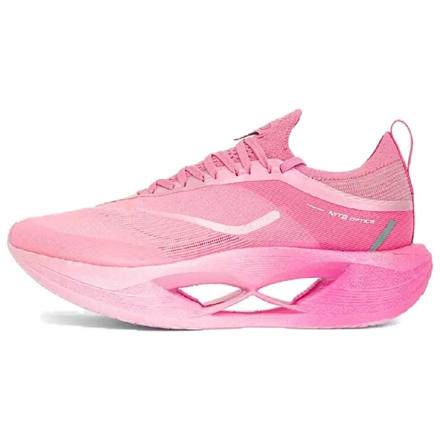 XTEP Fabric Abrasion Resistant Support Low top Long Distance Running Shoes Women’s Pink