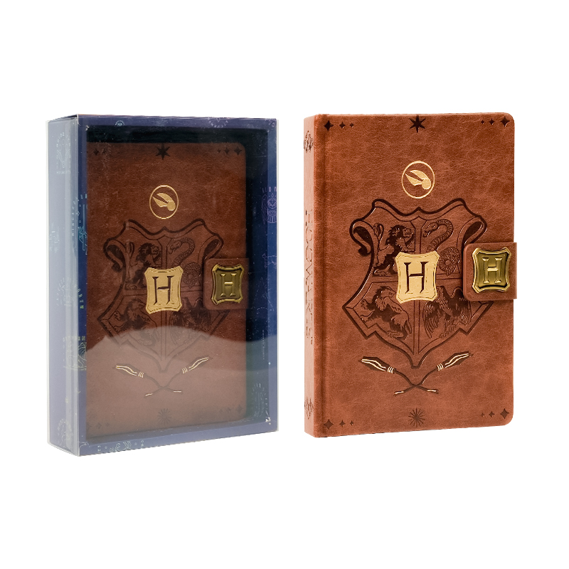HARRY POTTER Harry Potter Quidditch Hogwarts Magic Metal Buckle Writing Paper Diary Notebook Gold Stamping Retro Handbook