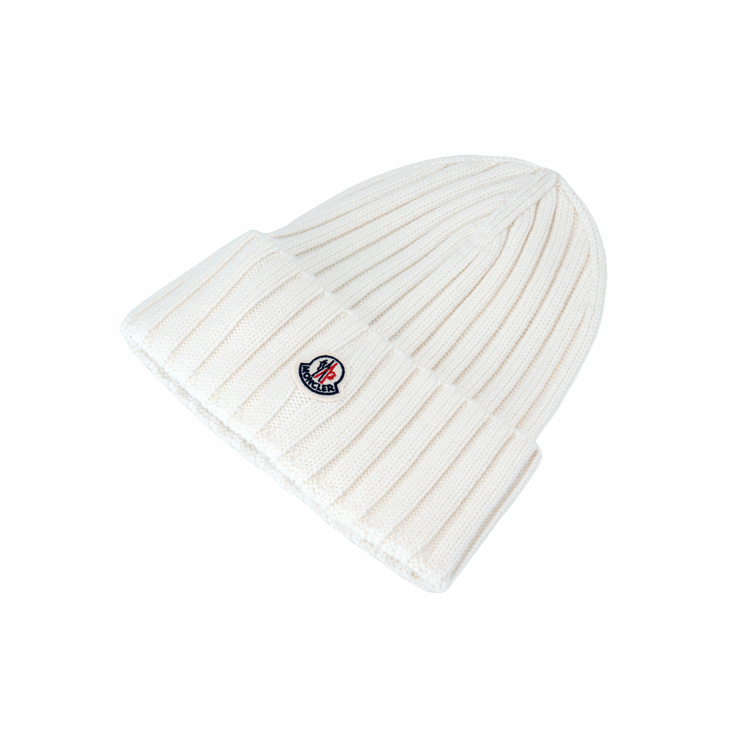 Шапка Moncler (белая) — фото 2