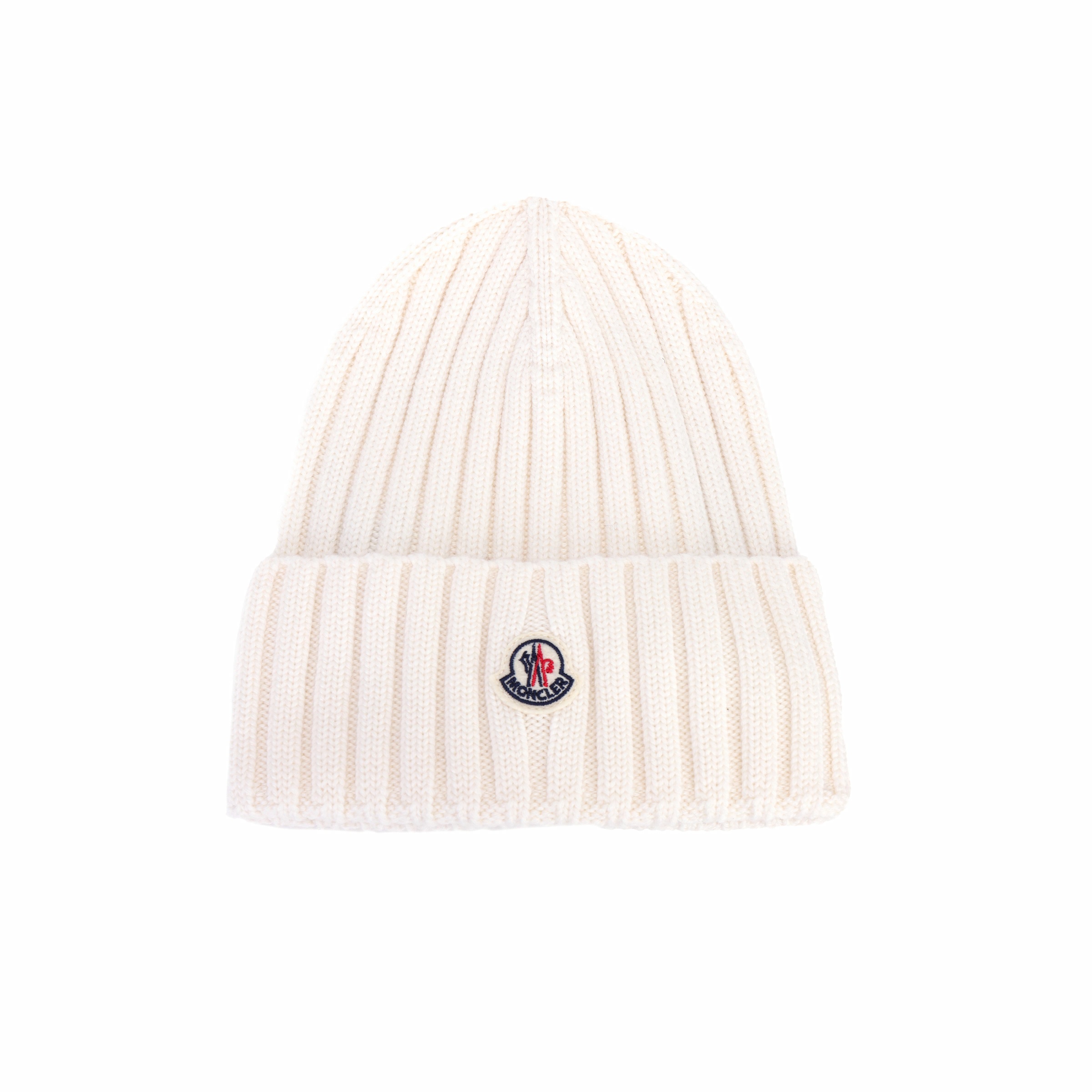 Шапка Moncler (молочно-белая)