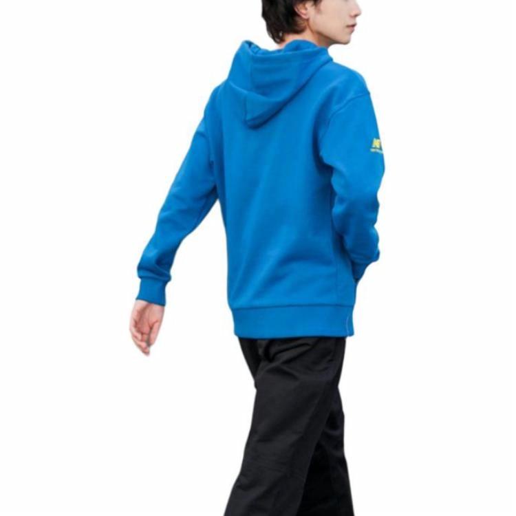 Мужское худи New Balance ZPZ Graphic Hoodie (синее) — фото 5