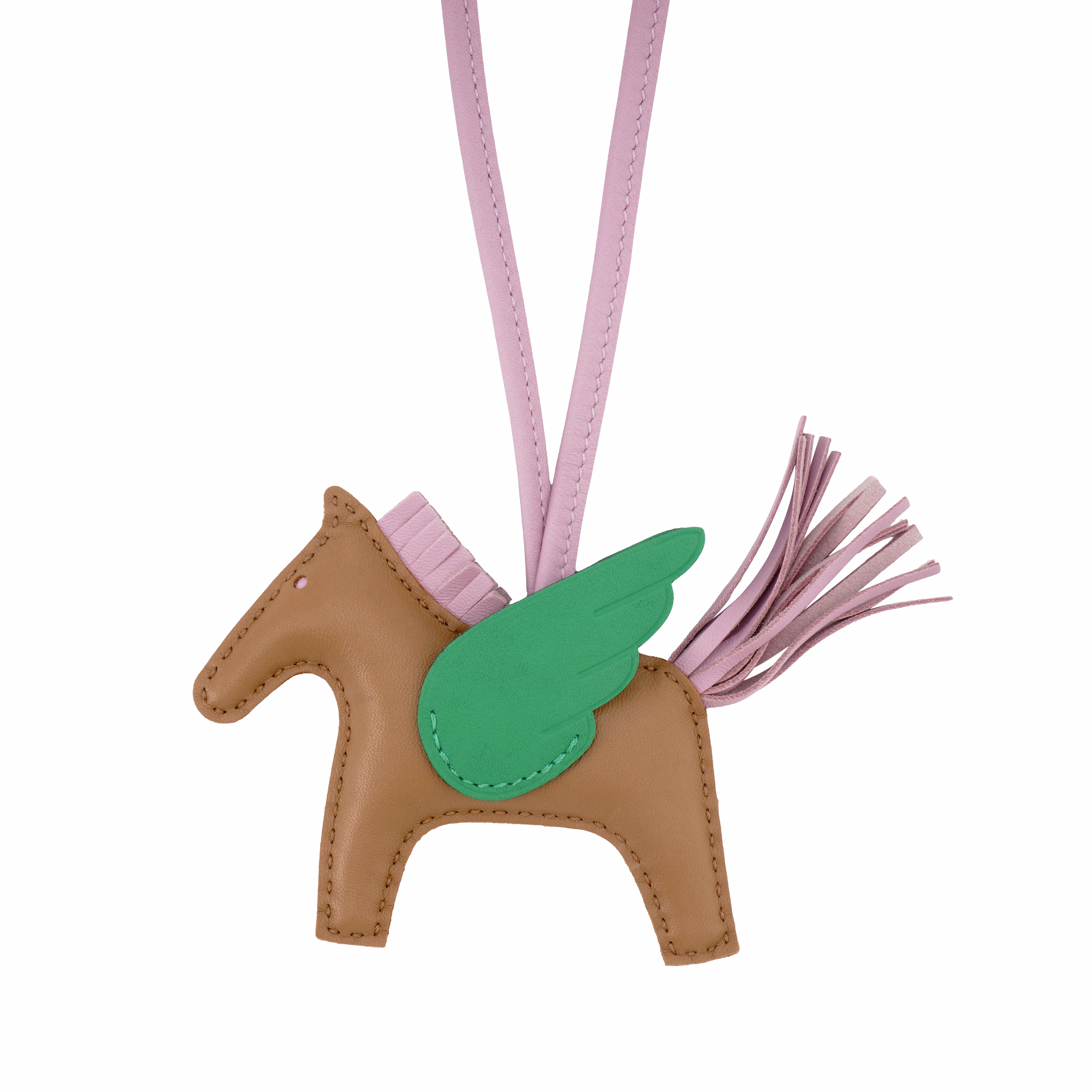 Брелок Hermes Rodeo (коричневый) — фото 3