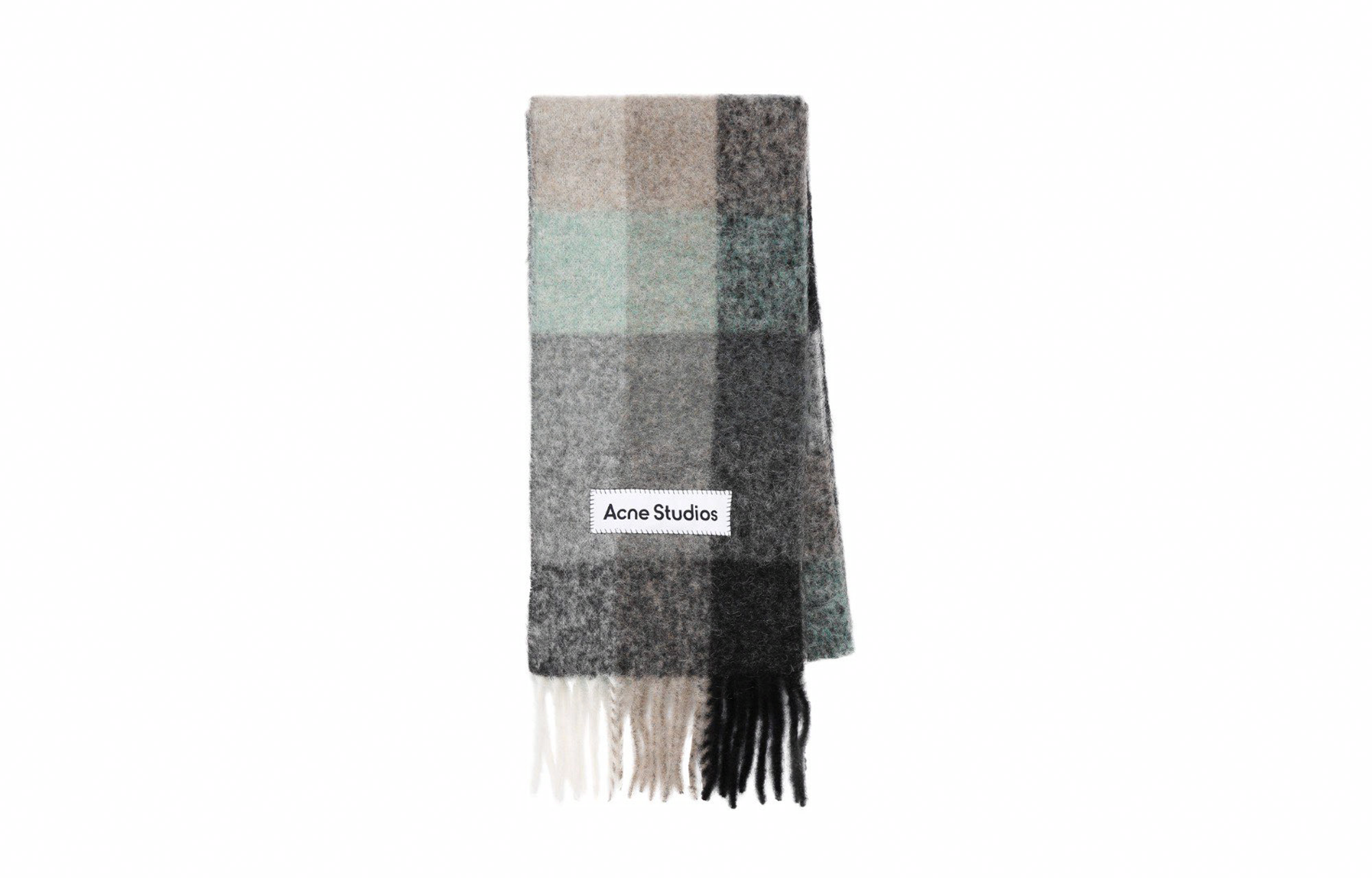 Шарф Acne Studios Wool Alpaca (серый)