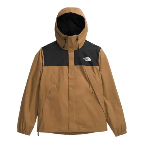 THE NORTH FACE Antora Warm, Windproof, Waterproof, And Wear Resistant Windbreaker Jacket Men's Practical Brown/Black