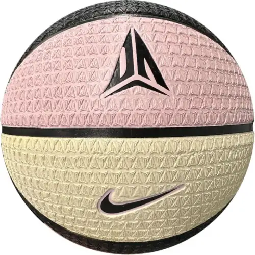 Nike Morant series rubber basketball, non-slip, wear-resistant, high elastic, pink, yellow and black color matching, No. 7 training, same style for men and women