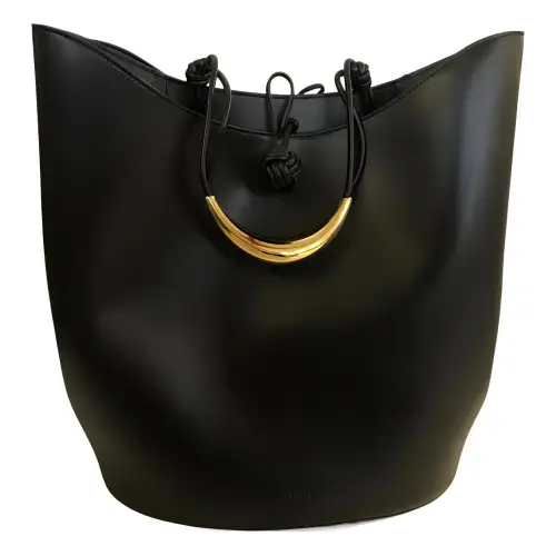 Bottega Veneta Cow Leather Handbag, Shoulder Bag Women's Black