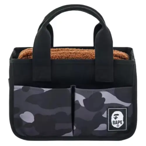 A BATHING APE Paper Handbag, Jr. Regular Men's Black/Brown