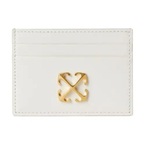 OFF-WHITE Jitney Simple leather cardholder