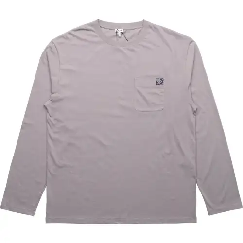 LOEWE T Shirts Men's Gray Crew Neck