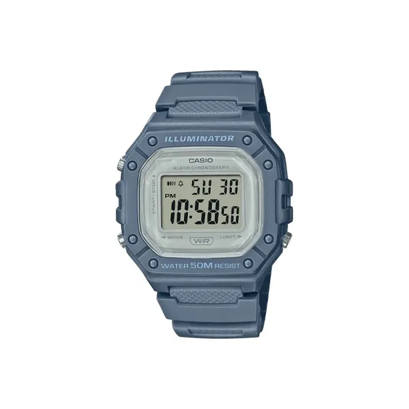 CASIO Digital Square Dial Quartz Movement Unisex Black Dial