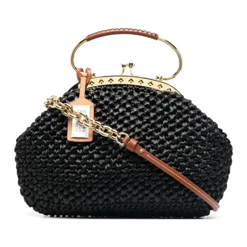 Maison Margiela Sheepskin Shoulder Bag, Crossbody Bag, Handbag Women's Black