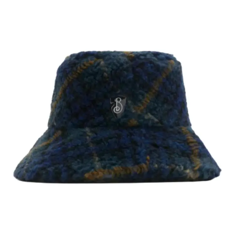 Burberry checked flannel bucket hat