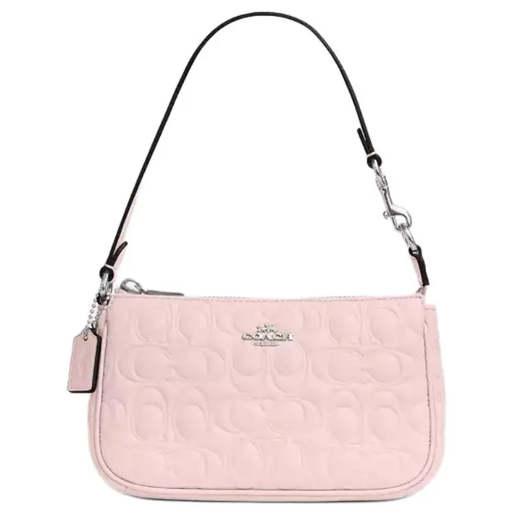COACH Nolita Smooth Leather Shoulder Bag Small Women's Blush Color