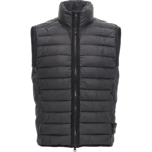 STONE ISLAND Compass Patch High Neck Padded Gilet