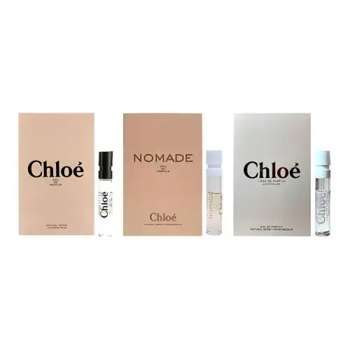 Chloe, hair band, perfume, floral set, 3 piece set, 1.2 ml