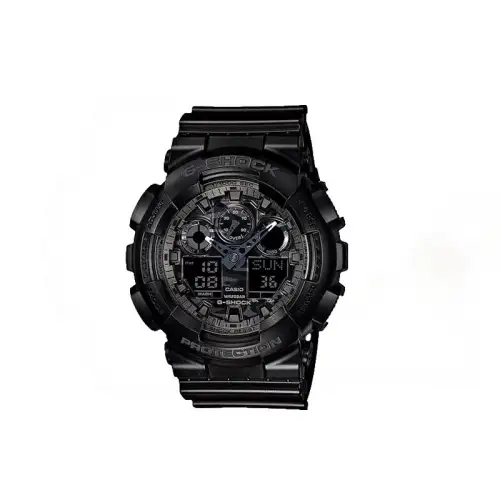CASIO Men Liquid Crystal/Analog Dual Display Series Black Watch