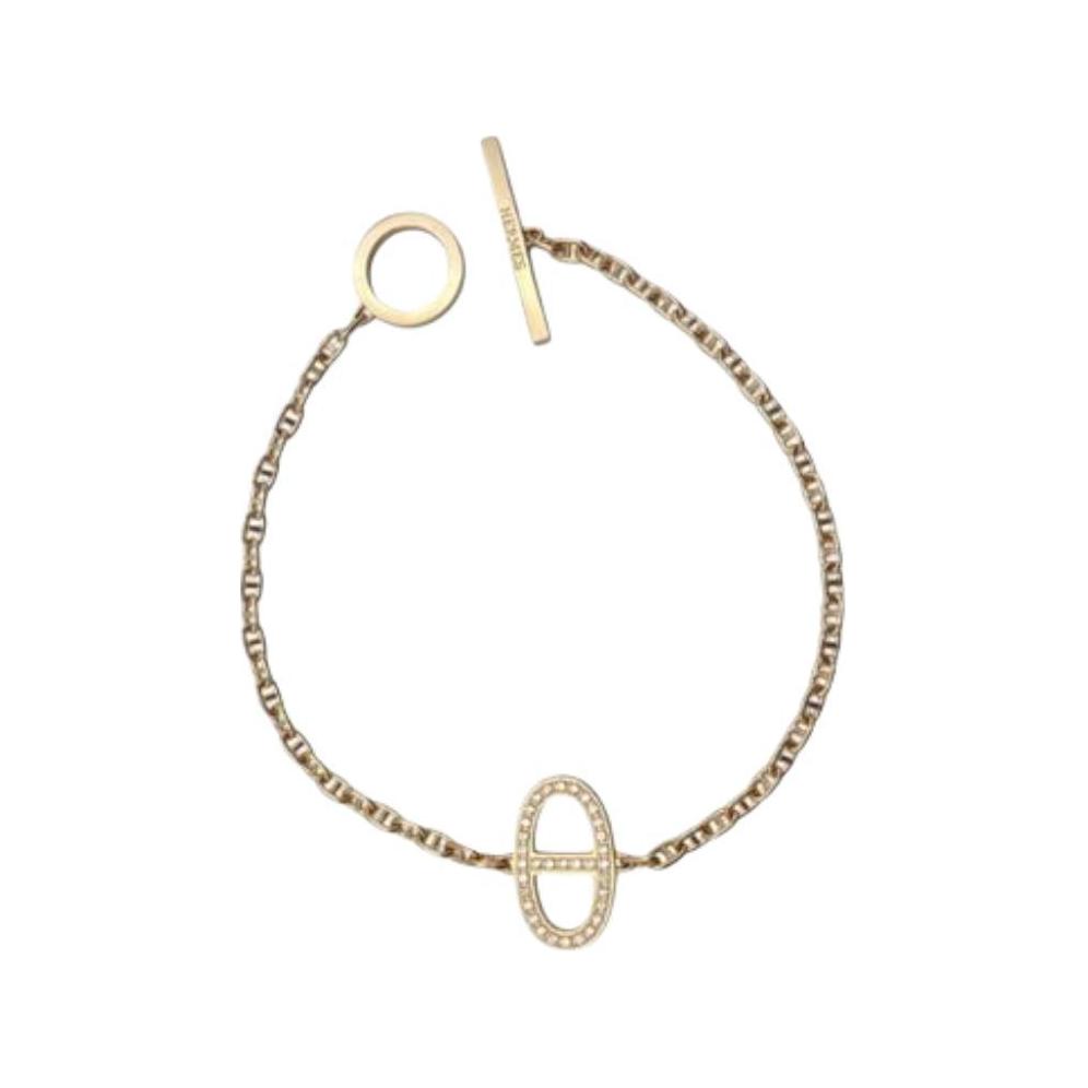 Женский браслет Hermes HERMES Chaine d'Ancre 18k (розовое золото)