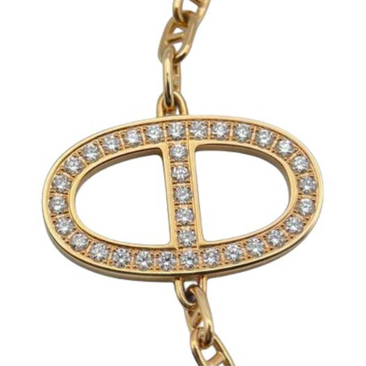 Женский браслет Hermes Chaine d'Ancre 18k (розовое золото) — фото 2