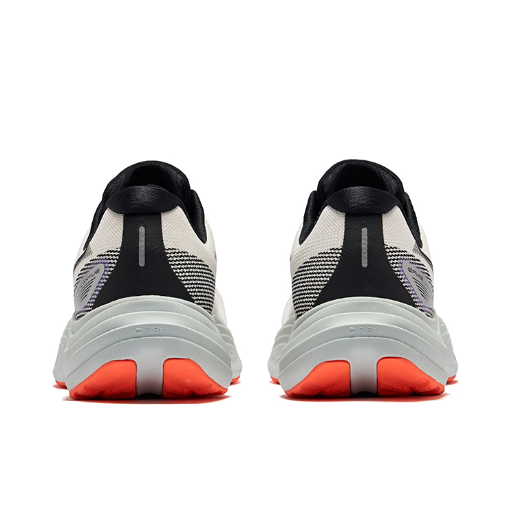 Erke Luanyu Cushioning Lightweight Rebound Low top Casual Training Running Shoes Men’s Microcrystal White Jet Black