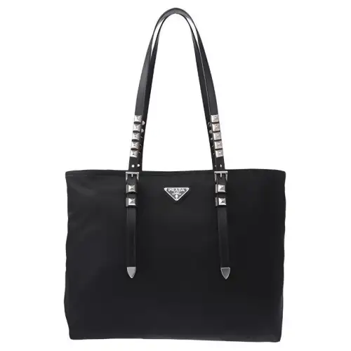 PRADA Leather Handbag, Shoulder Bag Women's Black