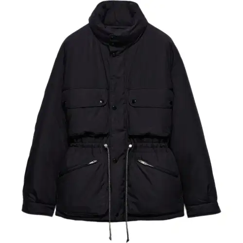PRADA SS25 Down Jacket Men's Black
