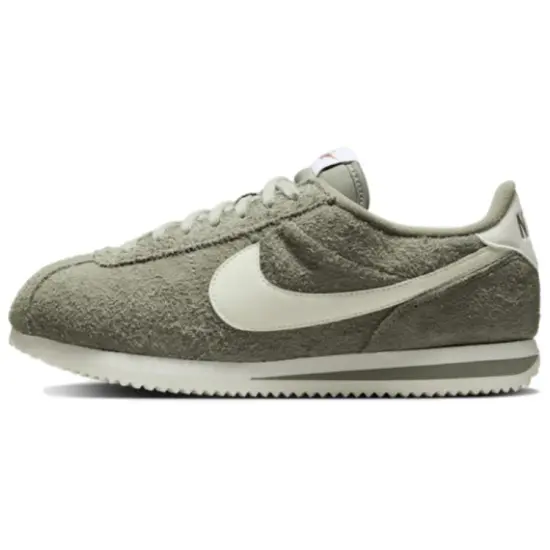 Nike Cortez Anti Slip Wear Resistant Low Top Casual Running Shoes Women's Green White
