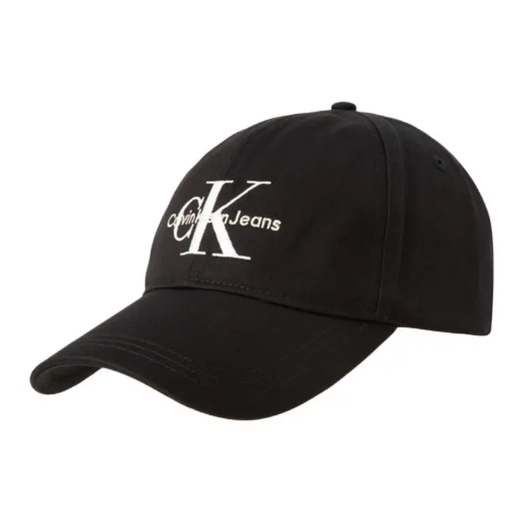 CALVIN KLEIN Cotton Baseball Caps Unisex Black
