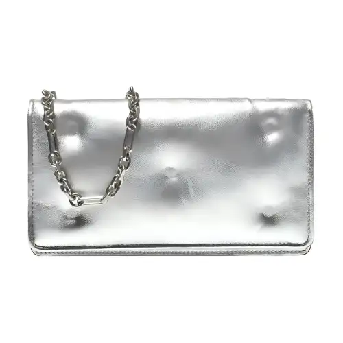 Maison Margiela Sheepskin Wallet Women's Silver