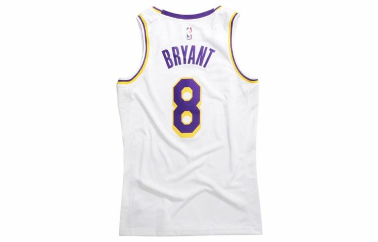 Мужская майка Nike NBA Lakers Kobe Bryant #8 (белая) — фото 2