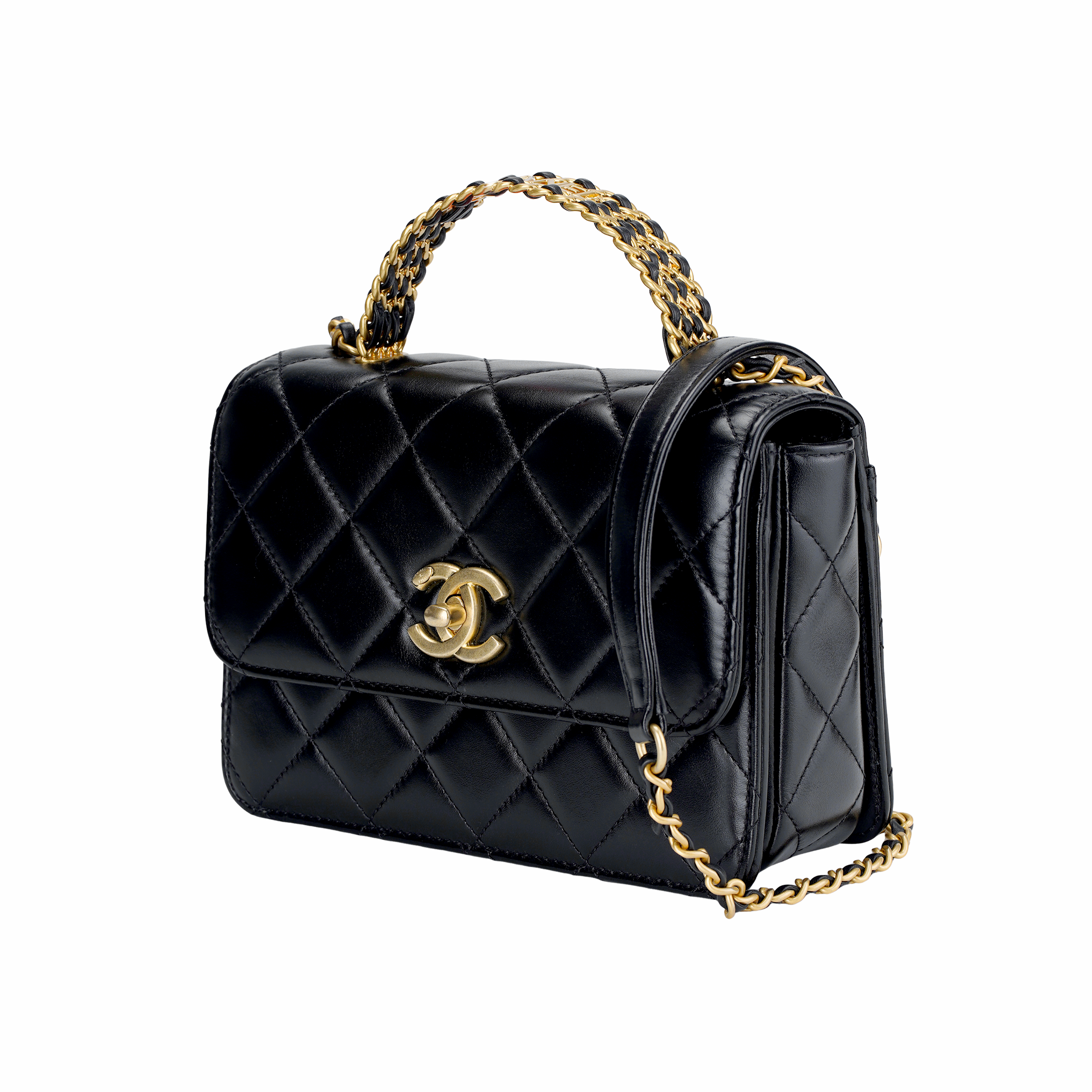 Женская сумка Chanel 23P Flap Bag (черная) — фото 2