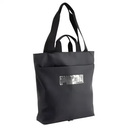 PUMA Athleisure Fabric One Shoulder Handbag Regular Unisex Black & Metallic