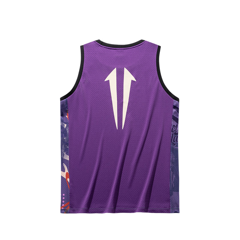 Anta Basketball Collection Irving Collection Basketball Jersey Men’s Lime Purple