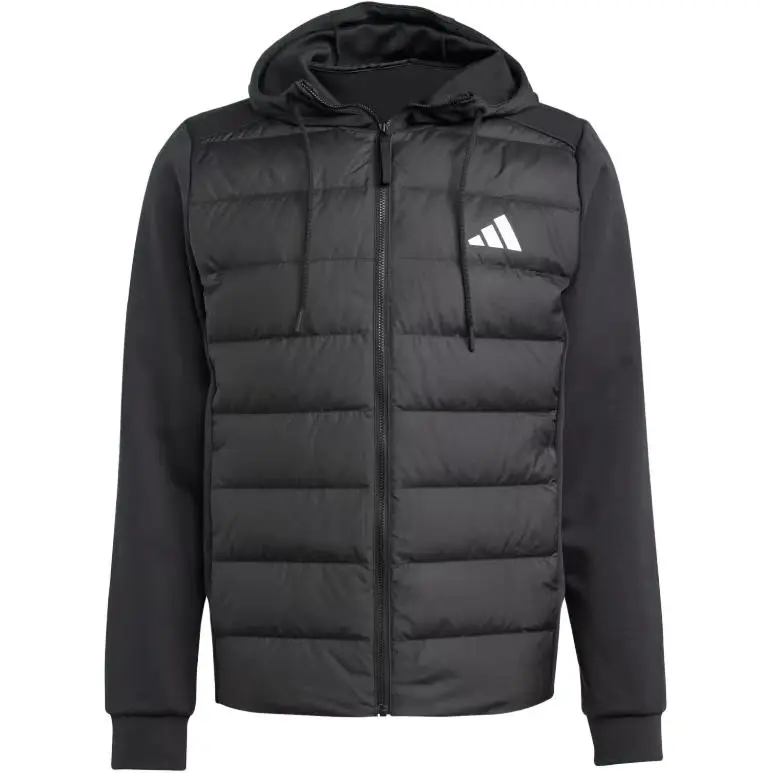 Adidas Free Shipping With AdiClub Essentials Hybrid Down Hooded Jacket