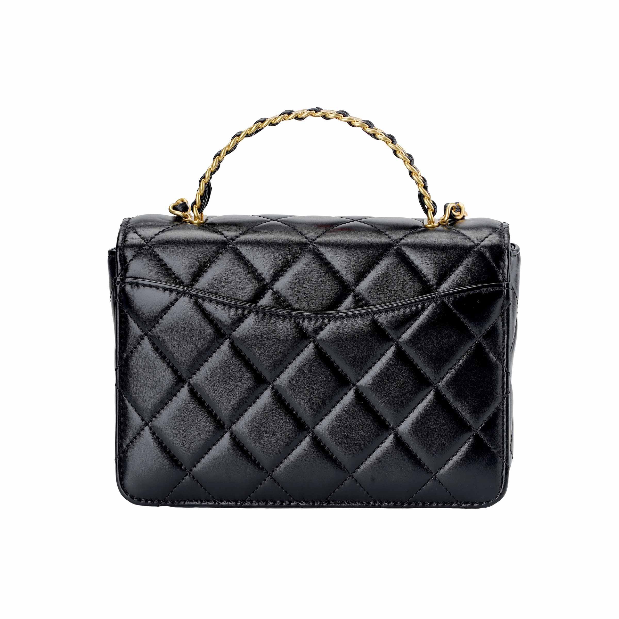Женская сумка Chanel 23P Flap Bag (черная) — фото 3
