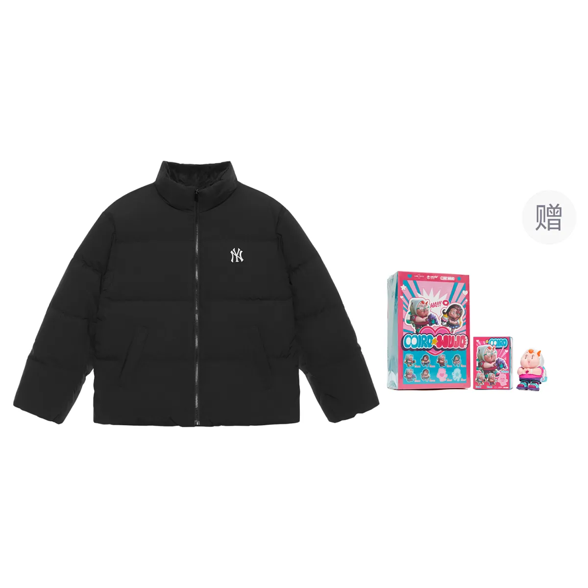 MLB New York Yankees Basic Collection FW24 Down Jacket Unisex Black