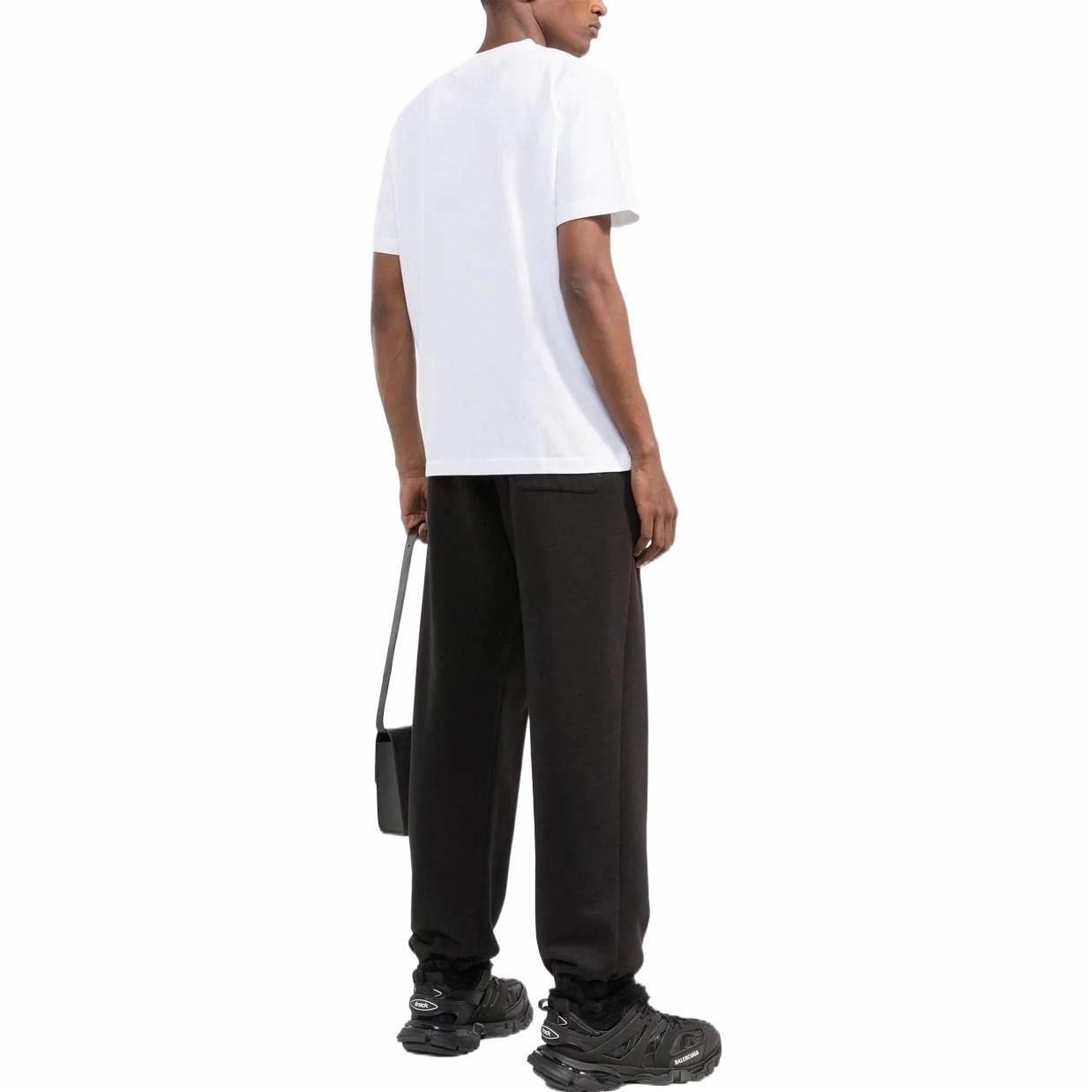 Мужская футболка OFF-WHITE OMAA128C99JER0010110 (черная) — фото 3