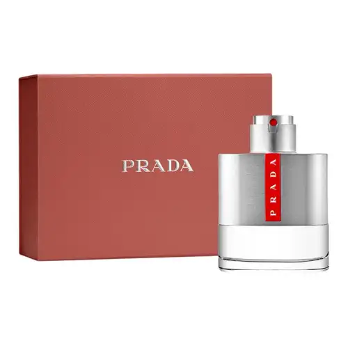 PRADA Red Issue New Year Limited Light Silver Men's