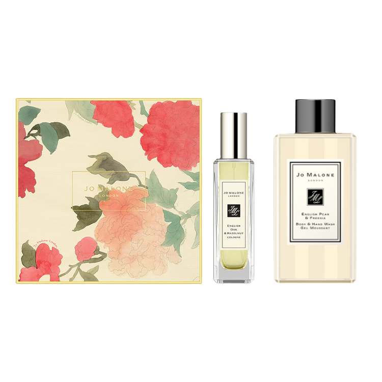 Jo Malone London Blossoming New Year's Limited English Oak And Hazelnut Perfume Sets Eau De Cologne Cedar Wood Oak