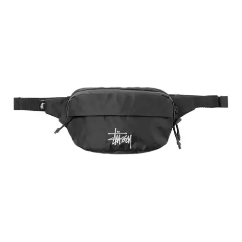 Stussy Canvas Bag Fanny Pack Regular Unisex Black/White