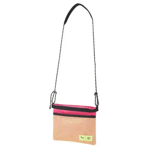 PUMA First Mile Fabric Crossbody Bag, Shoulder Bag Women's Bright Pink