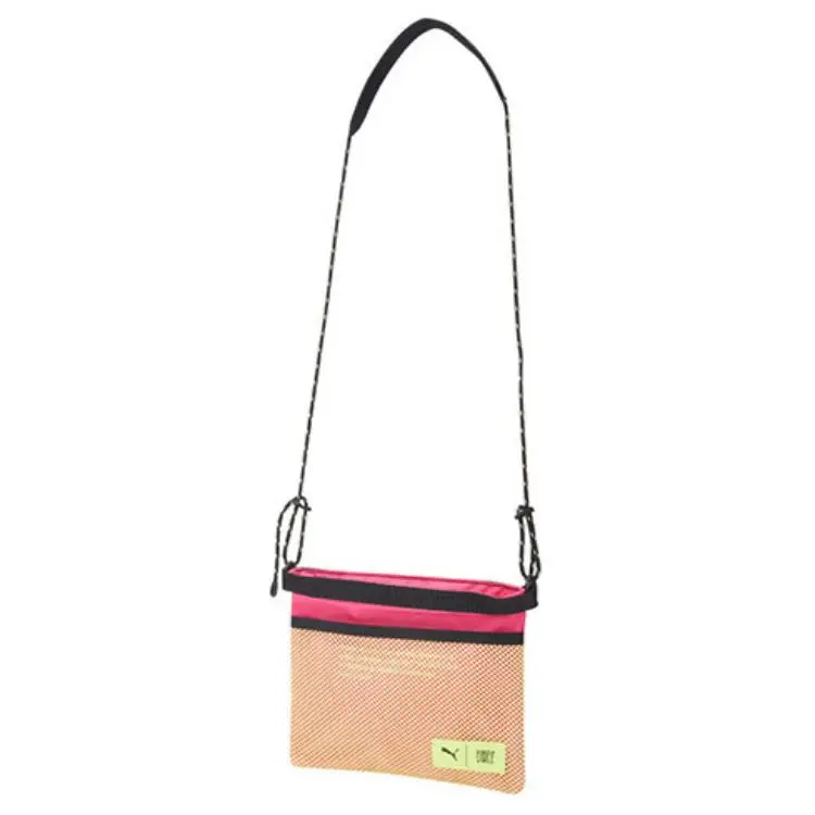 PUMA First Mile Fabric Crossbody Bag, Shoulder Bag Women's Bright Pink