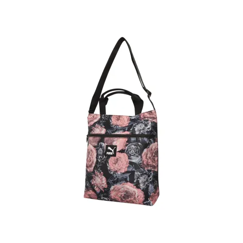 PUMA Canvas Crossbody Bag, Shoulder Bag, Handbag Regular Women's Black