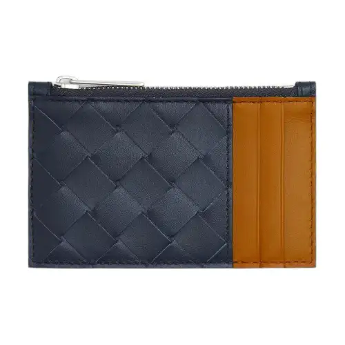 Bottega Veneta Intrecciato Zipped Card Case