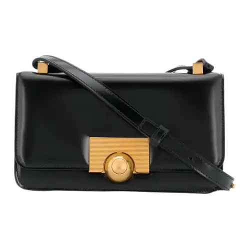 Bottega Veneta Cow Leather Shoulder Bag, Crossbody Bag, Handbag Women's Black