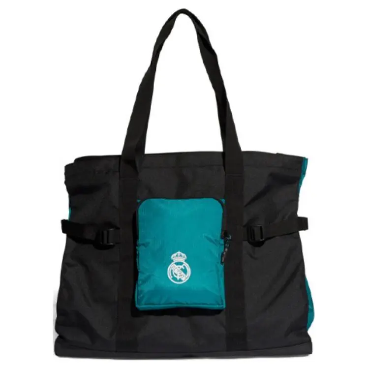 Adidas Recycled Polyester Tote Bag, Shopping Bag, Shoulder Bag, Handbag Unisex Black