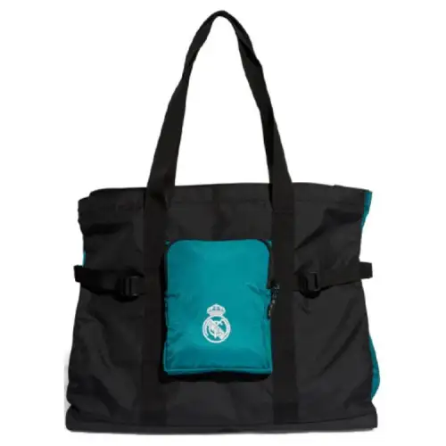 Adidas Recycled Polyester Tote Bag, Shopping Bag, Shoulder Bag, Handbag Unisex Black