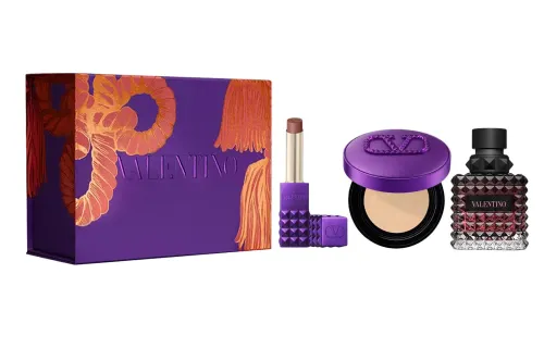 Valentino Wilderness Purple Air Cushion Lipstick Adventure Miss