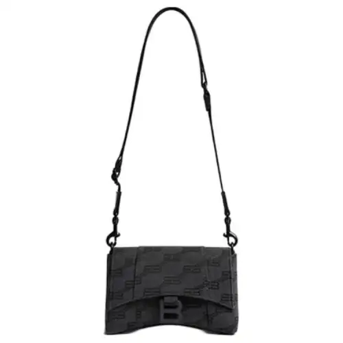Balenciaga Fabric+Artificial Leather Shoulder Bag, Crossbody Bag Extra Small Women's Black