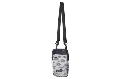 PUMA Fabric Shoulder Bag, Crossbody Bag Regular Unisex Black White