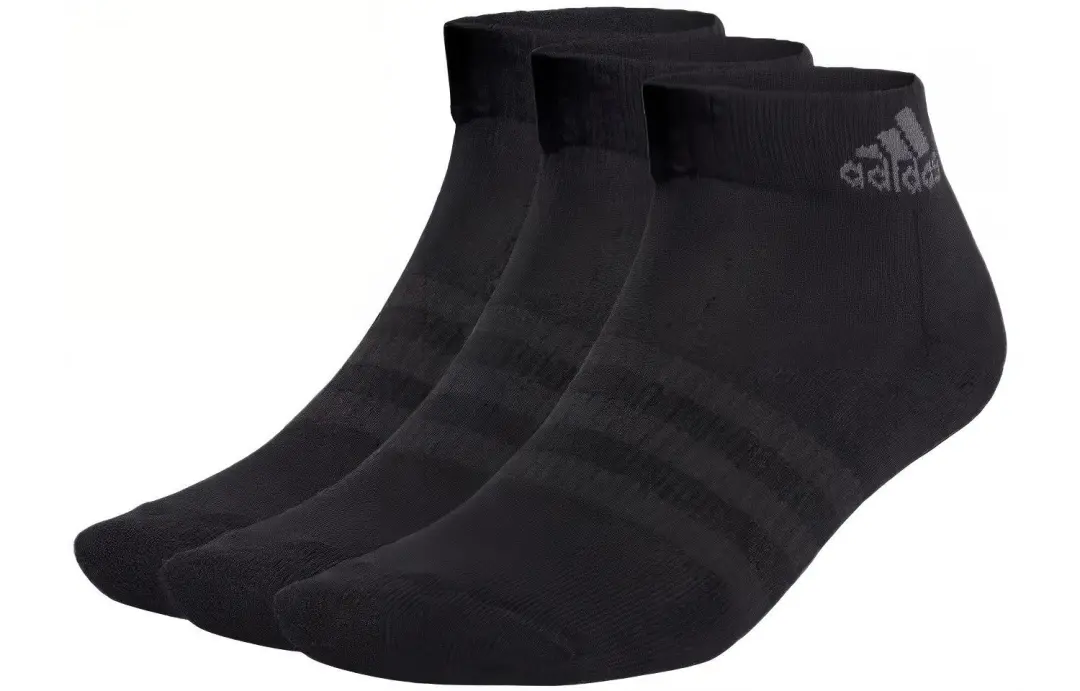 Adidas Ankle Socks Unisex 3 Pack Black